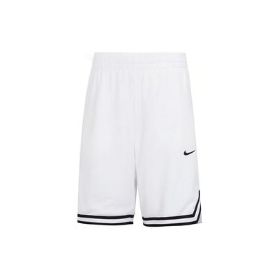Elastic Waist Woven Sports Shorts With Contrast Logo Print Kids Shorts White DZ4280-100