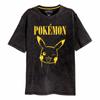 Pokemon Unisex Adult Pikachu Acid Wash T-Shirt