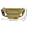 Men's Waist Bag Fashionable Casual Large Capacity Phone Wallet Sports Tourism Cycling Multi-functional Male's Shoulder Bags 2025