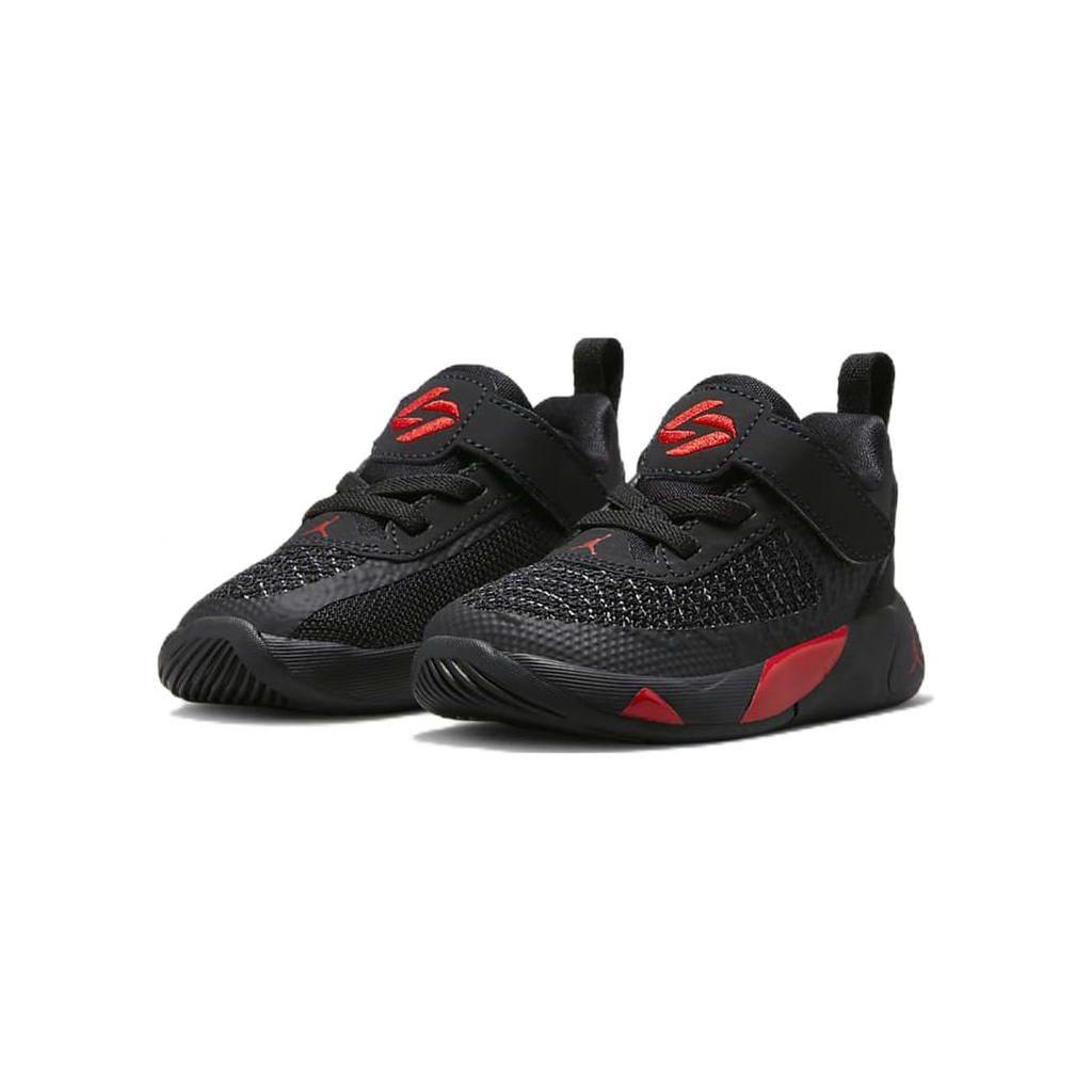 Jordan Luka 1 Doncic 1 Cushioning, Wear Resistant Low Top Toddler Shoes Black Red Infant And Toddler DR6085-060
