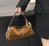 Yogodlns Geantă de umăr la modă pentru femei Piele de căprioară sintetică Genți de mână de damă Geantă hobo mică Genți messenger crossbody pentru doamne