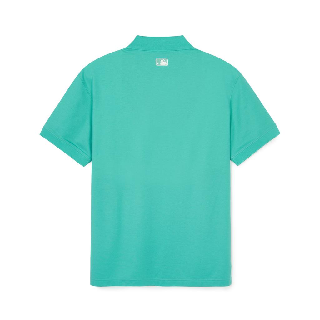 New MLB Polo Shirt Unisex Deep Mint 3APQB0143-07MTD