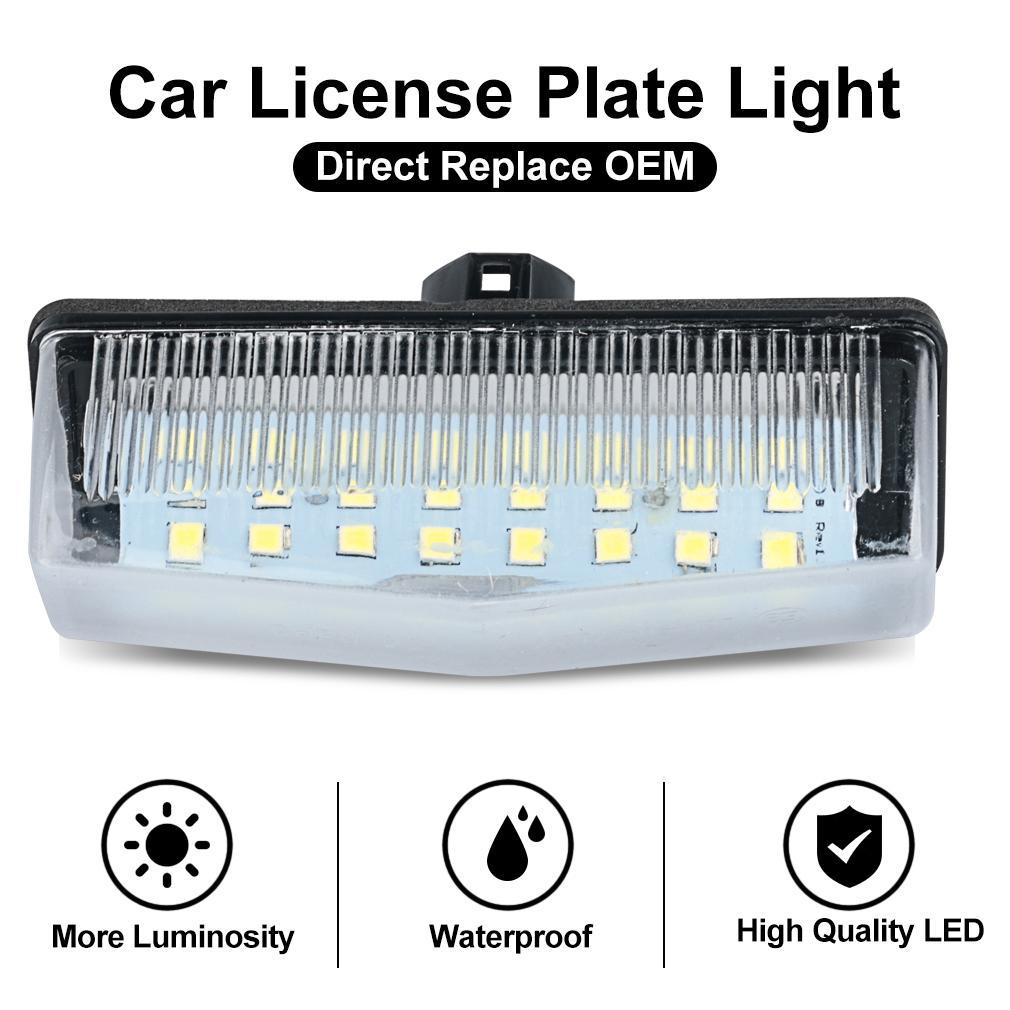 2Pcs LED Car License Plate Lights For Toyota MATRIX AZE14 ZRE142 PRIUS ZVW30 NHW20 PLUG-IN ZVW40 ZVW41 VENZA GGV1# Number Plate Lamp Error Free