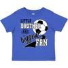 Inktastic Little Brother And Biggest Fan- Soccer Player Toddler Kids Boys T-Shirt Sports