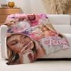 SpanishB Bad singer G Gyal Blanket For Sofa Office Bed Plane Travel Sleep Read Relax Camping Soft And Warm