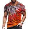 Africká grafická trička Barevné abstraktní umění 3D potisk Pánské Dámské tričko Dovolená Streetwear Harajuku Dětské Topy Trička Oblečení
