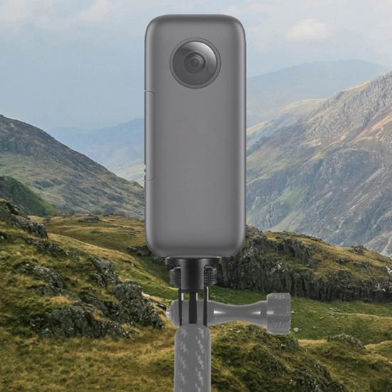 Camera Tripod Mount Conversion Adapter Simple Installation 360-Degree Adjustment Anti-slip Grip Pad Action Camera Stabilizer Bracket