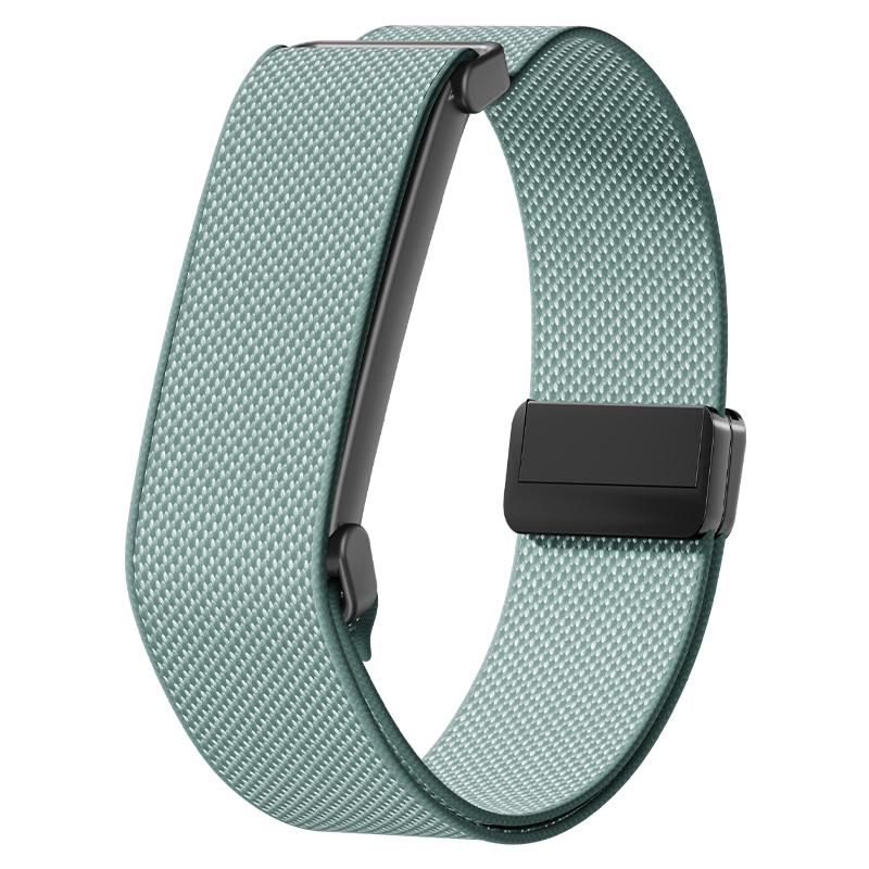 Metal Case+Sports Nylon Strap For Google Fitbit Air Sports Elastic Magnetic Wristband For Google Fitbit Air Comfortable Bracelet