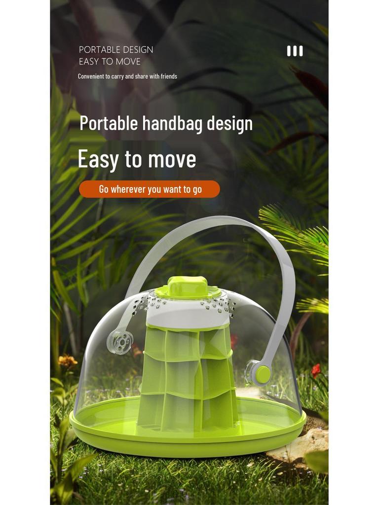 Nomo Educational Silkworm & Snail Habitat Kit with Rearing Box and Winnowing Basket