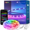 Lepro S1 AI LED Strip AI Lighting MagicColor Flowing Christmas 16 Million Color Compatible with Music 600 Smart Strip Rainbow Addressable Ambient Tape