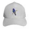 Ultramarine Grosbeak Bird Baseball Cap Custom Cap Golf Hat Horse Hat Summer Hat Caps Women Unisexs