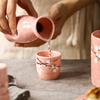 Japanese Ceramic Sake Pot Cups Set Household Restaurant Creative Hand-painted Wine Pot Bar Wine Set Flagon Gift 2025 New