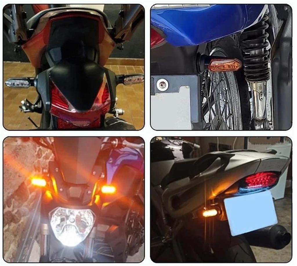 Motorcycle Turn Signals Motorcycle Turn Signal Indicator Light Fit for Yamaha R6 R3 R1