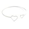 Les Trésors De Lily [M8206] - Silver 'Love' Designer Bracelet