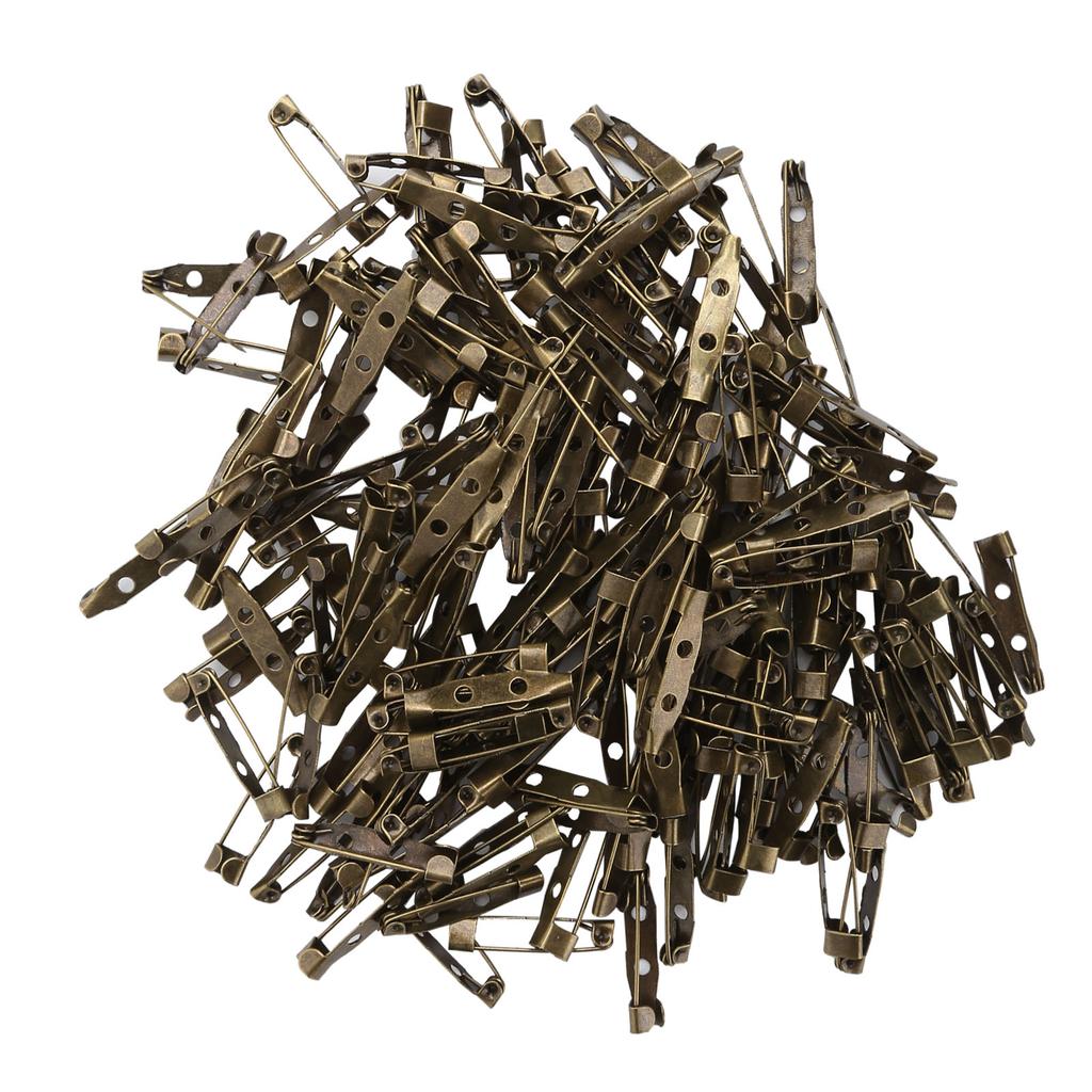 200Pcs Safety Pins Simple Vintage Clothes Brooch Alloy Pins Sewing DIY Jewelry Making