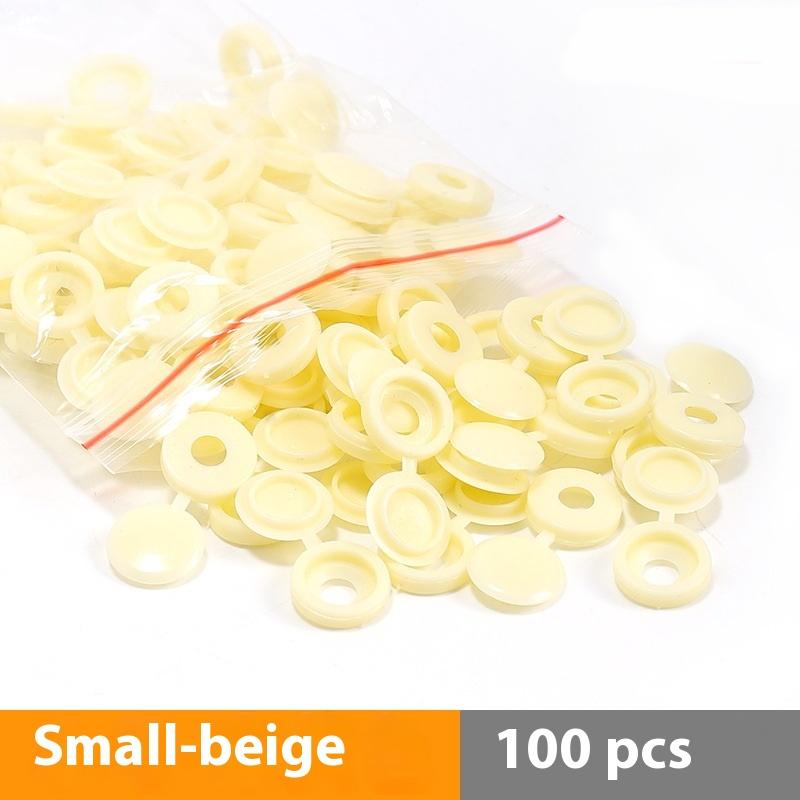 100Pcs Cross Screw Nail Cap Screw Decorative Cover Folding Buckle For Car Furniture Decorative Nuts Cover Bolts Hardware
