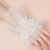 Detachable Lace Ruffled Wrist Comfortable Fake Sleeves Cuffs  Daily Accessory