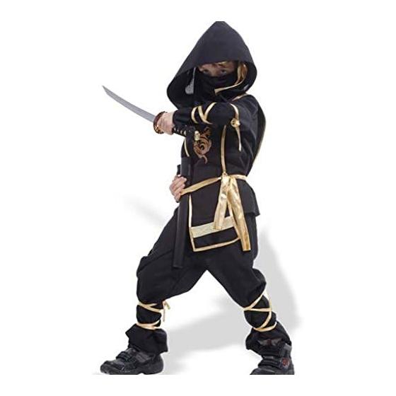 Kids  Ninja Cosplay Costume Halloween Costume Party (XL Size)