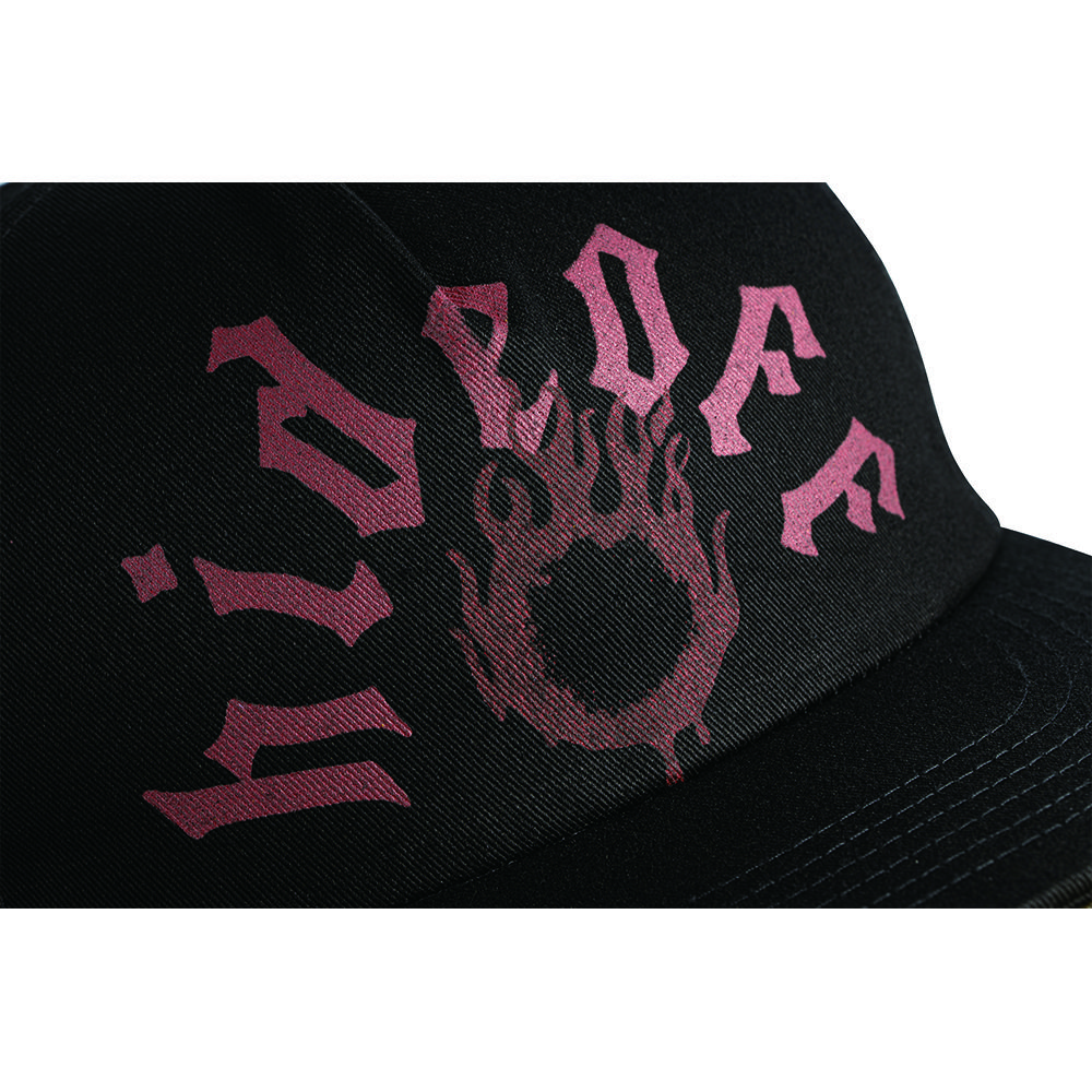 HIDEOFF 5-Panel Flame Logo Cap