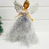 Christmas Angel Tree Topper Pendant Delicate Angel Figurine Ornaments Christmas Tree Decor Festive New Year Party Decoration