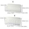 Waterproof Mirror Cabinet Organizer Wall Mounted Bathroom Storage Plastic Shelf For Cosmetics Space Efficient