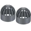 Grey Drain Grate Cover, 50mm Pipe Fitting Adapter Cap Accessories Fish Tank Permeable  Fish Tank