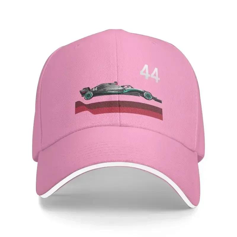 Punk Hamiltons 44 Sportwagen Fahrer Rennen Baseballkappe Damen Herren Atmungsaktiv Dad Hat Sonnenschutz