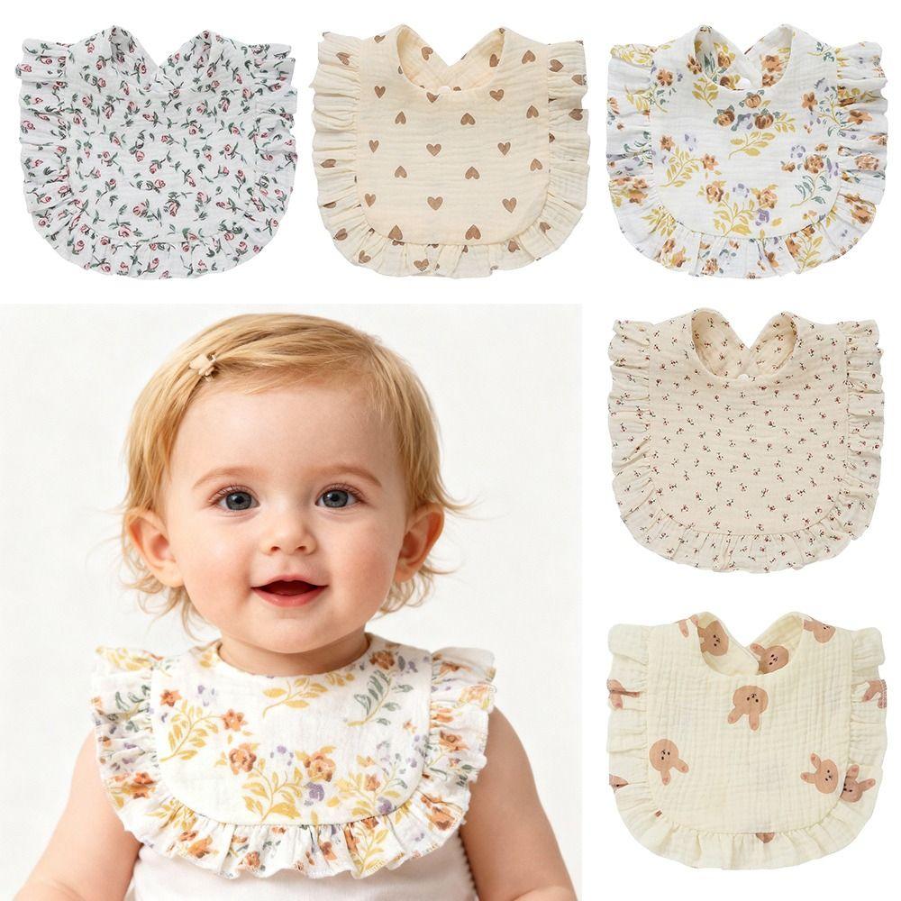 Cotton Infant Burp Cloths Colorful Baby Feeding Bib Creative Newborn Bibs  Baby Accessories