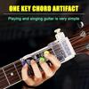 Gitarren-Anfänger-Training Akkord-Lernwerkzeug Finger Schmerzfreier Aufsatz Übungszubehör