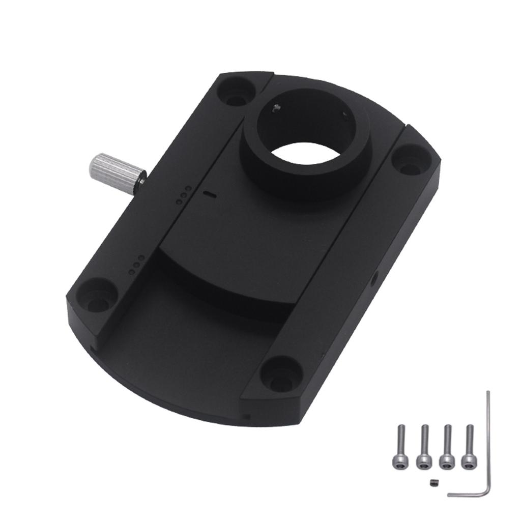 Portable Audio Accessory Aluminum Alloy Conversion Arm Metal HiFi-SME Plate 20mm Hole for Old Record Gramophone