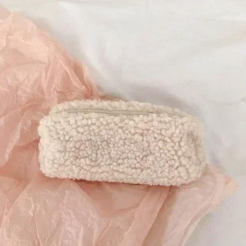 1 Pcs Korean Style Stationery Kawaii Pencil Case for Kids Gift Canvas Simple Pen Storage Bag Student School Office Supplies