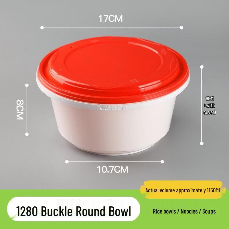 HANDUNYOU Thickened Disposable Takeaway Food Box Set