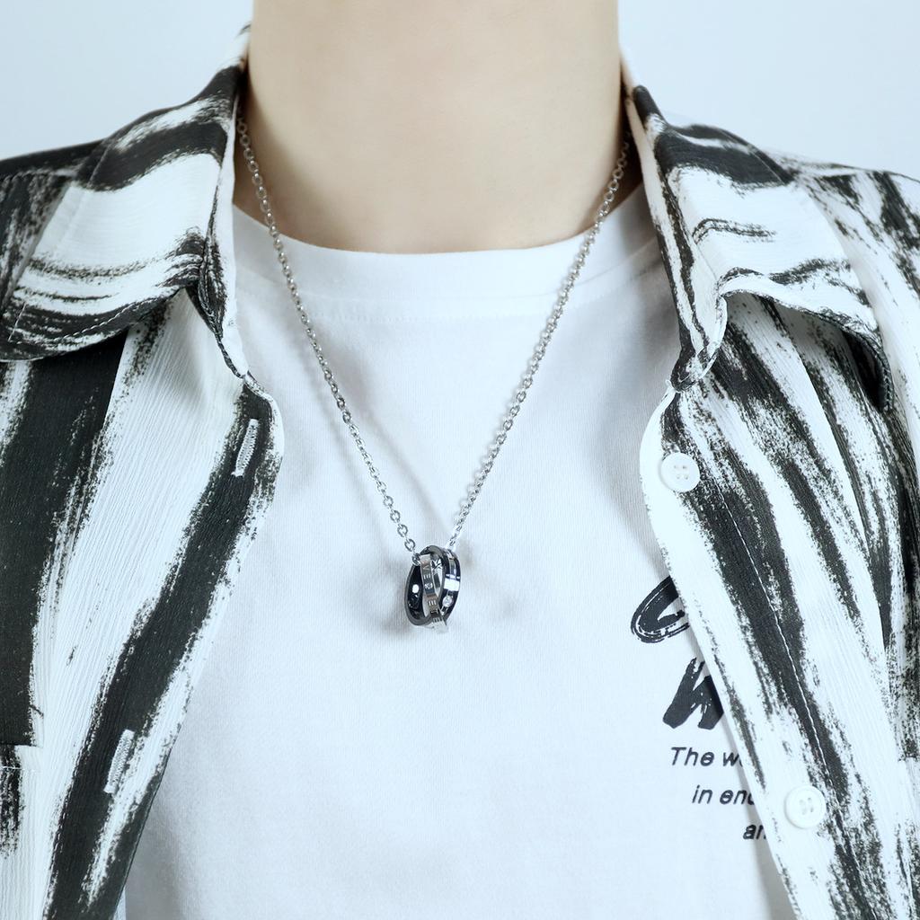 OPK Nerezový přívěsek Klasický náhrdelník pro pár