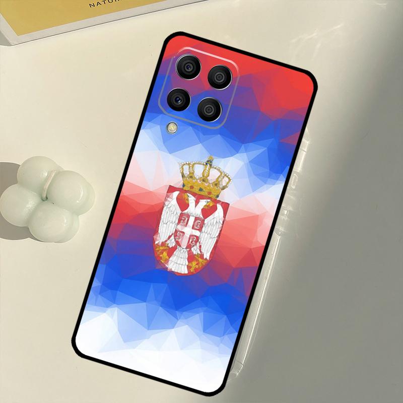 Serbia Flag For Samsung Galaxy M31 M16 M11 M21 M13 M33 M35 M53 M55 M15 M14 M34 M54 M12 M32 M52 M06 Case