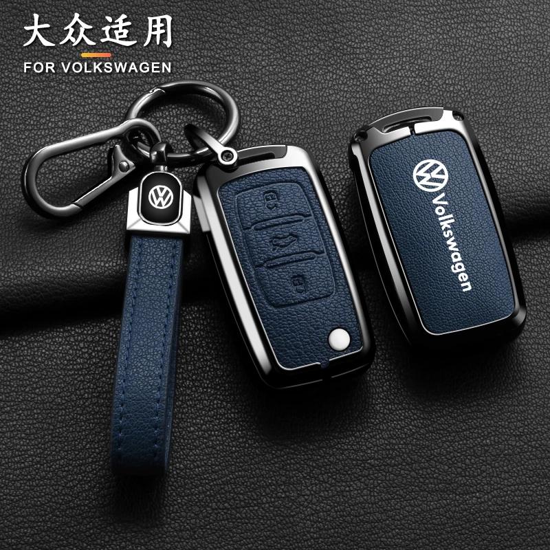 VW GTI GOLF 2026 Hot For VW VOLKSWAGEN Car Zinc Alloy Key Case Cover Shell For Volkswagen VW Polo Bora Beetle Tiguan Passat B5 B