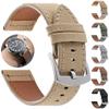 18mm 20mm 22mm 24mm Segeltuch-Nylon-Uhrenarmband für Damen Herren Sportarmband Schwarzes Nylon-Leder-Armband Universelles Uhrenarmband
