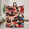 Xo Kitty Poster Blankets Adults Flannel Bedding Throws For Bedroom Super Soft Custom Quality Bedspread Gift
