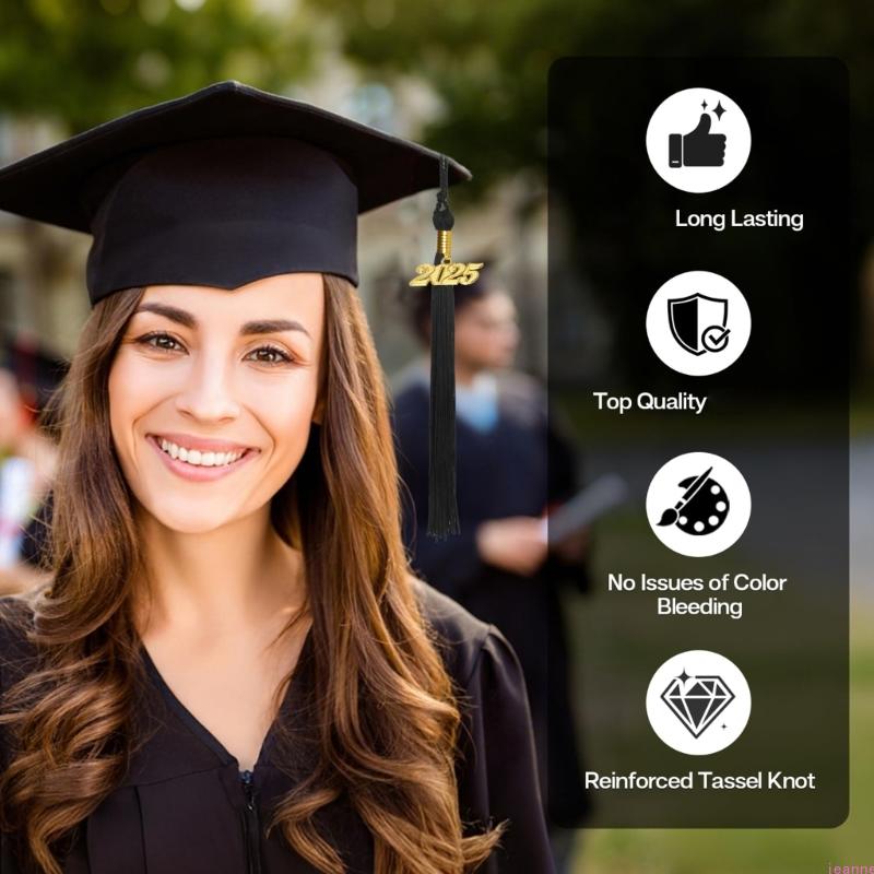 2026 Graduation Tassels Class of 2026 Graduation Cap Tassels Decoration For Academic Robe Bachelor Gown Sewing Supplies