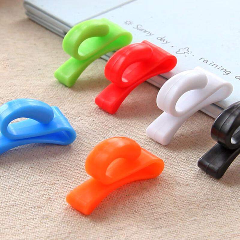 Zexi 6-Pack Portable Anti-Loss Bag Hooks with Key Clip