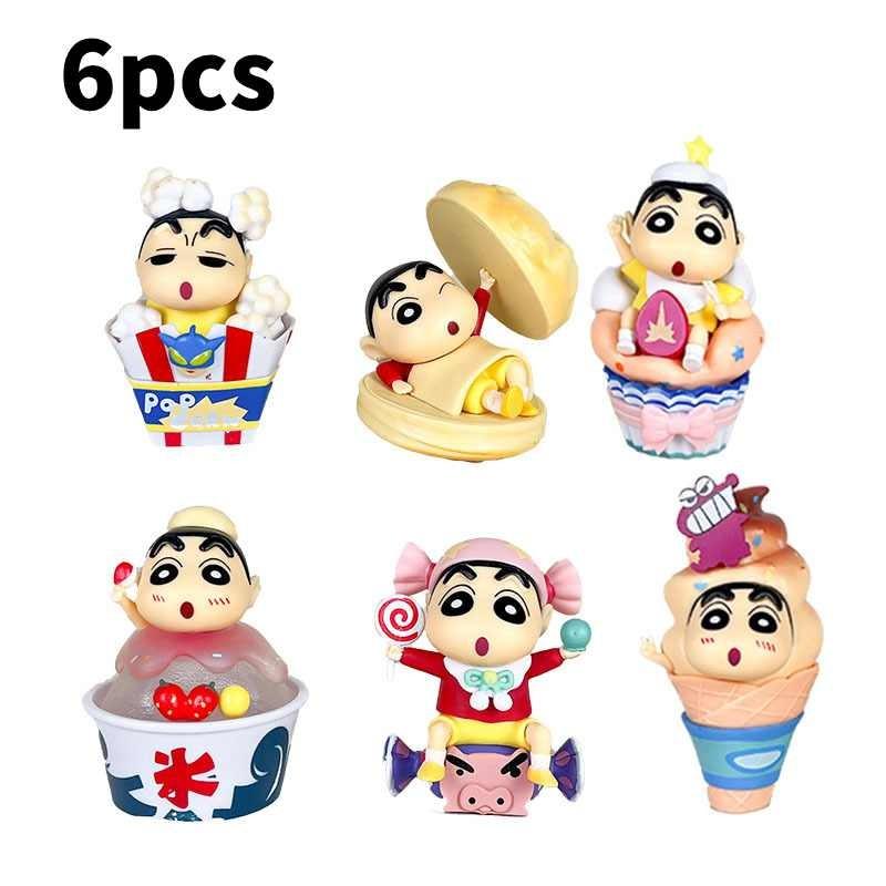 Crayon Chan Shin Dessert Action Figures Model Toy Doll Decoration Kids Gift