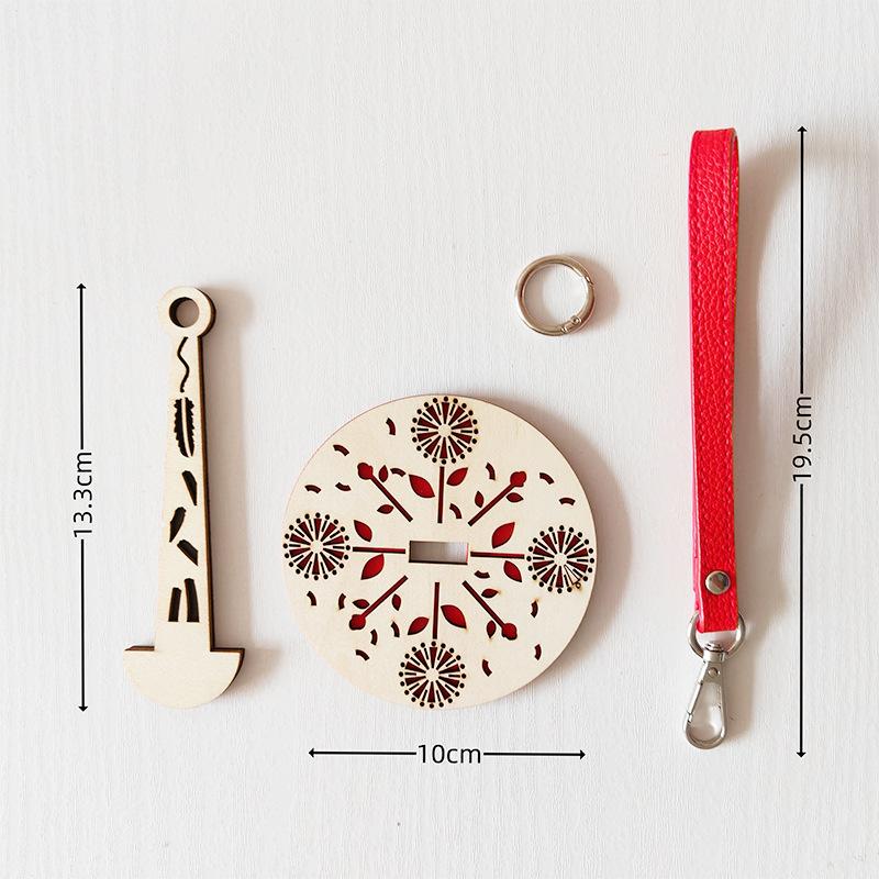 Portable wrist yarn stand wooden products
