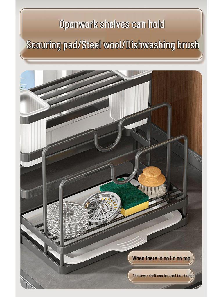 Multifunktionaler Küchenmesser-, Essstäbchen- und Schneidebretthalter