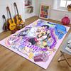 Custom KPop Demon Hunters Mat Personalized Name, Polyester Washable Indoor Entryway Rug, Gift for Christmas, Easter, Thanksgiving Day