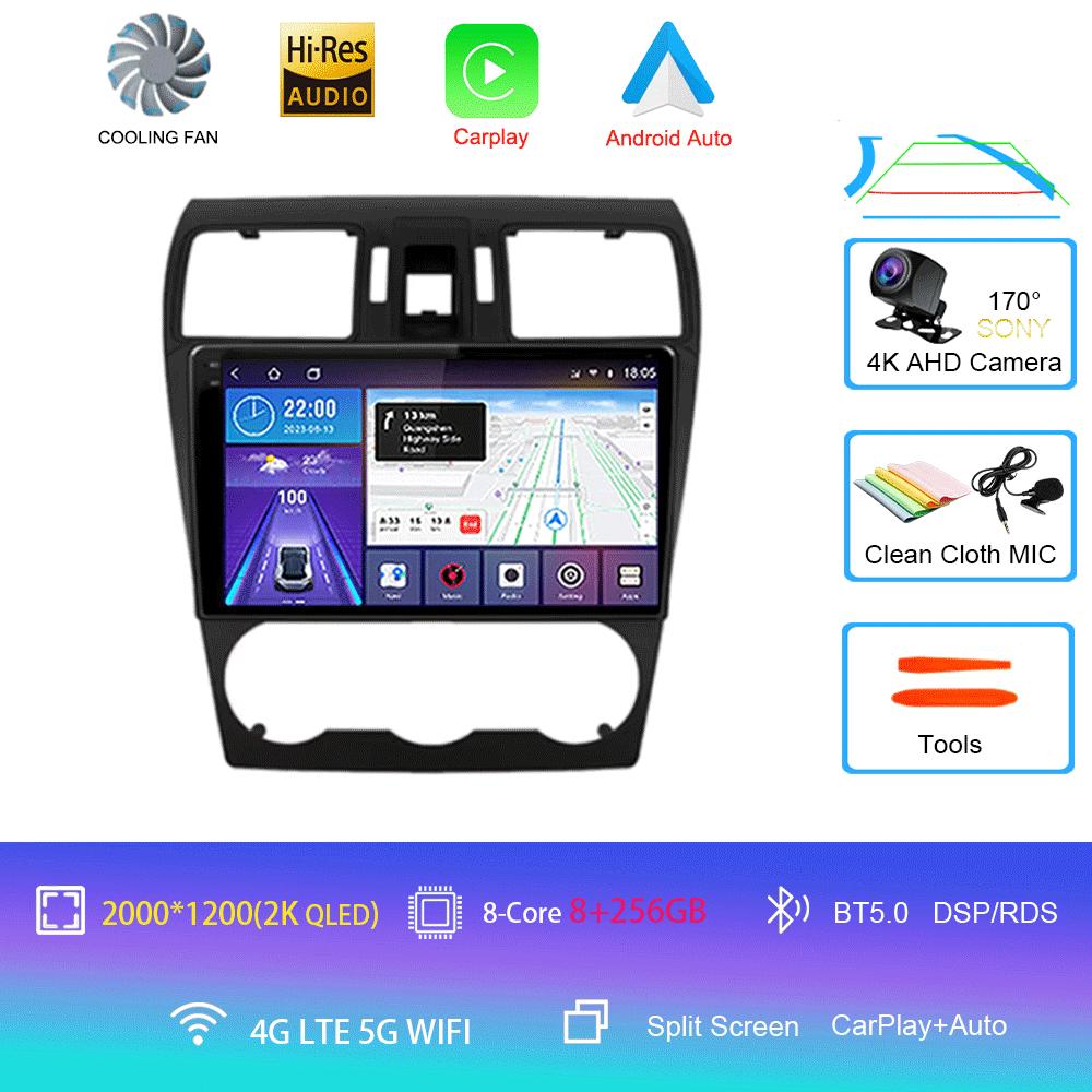 For Subaru Forester XV WRX 2012 -2015 Android 14 Video Player Car Radio Multimedia 2 Din Navigation GPS BT 4G WIFI Stereo DVD