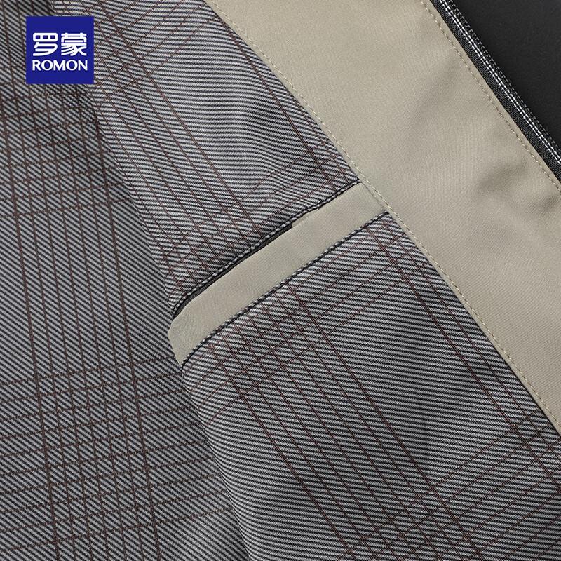 ROMON E Men's Business Casual Work Jacket