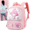 Durable And Cute Cartoon School Backpack For Kids In Grades 1 To 3 With Spine Protection