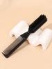 Double sided hair comb neck dust collector cleaning brush hair debris removal comb hair cutting tool Special for real hair wigs