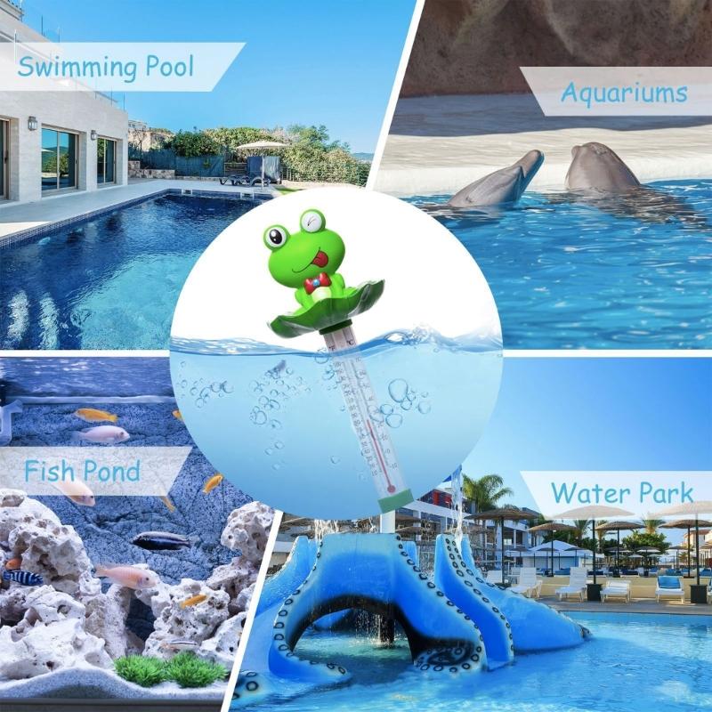 Temperature Gauge Floating Water Thermometers For Swimming Pools Bath Tubs And Aquariums In Cartoon Animal Shape