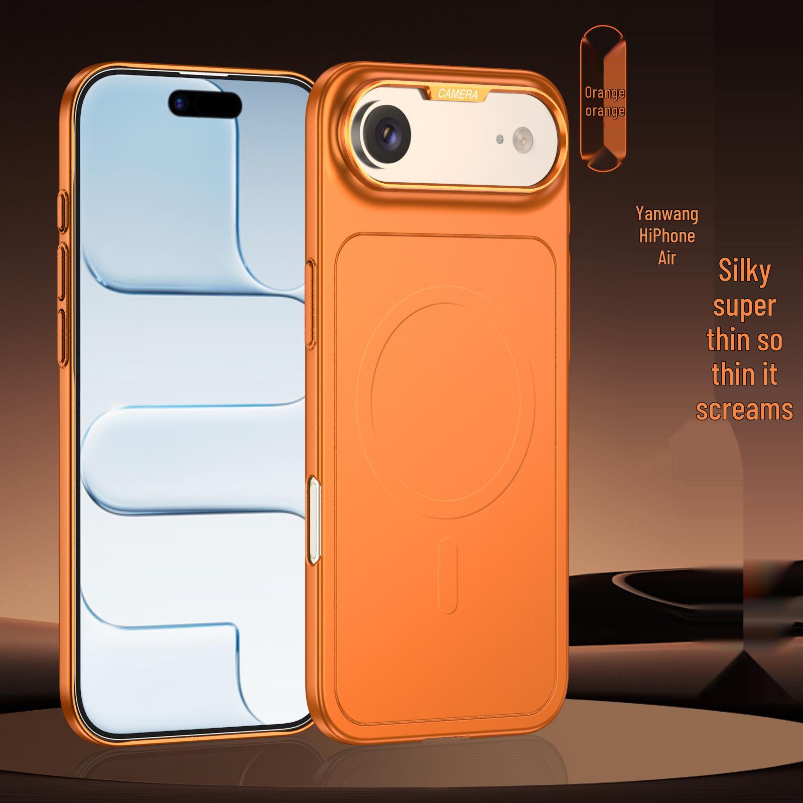 

iPhone17 MagSafe Solid Color Air Case: Silk-Like Ultra-Thin Wireless Model iPhone 17 Air
