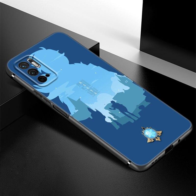 Game Genshin Impact Phone Case For Xiaomi Redmi Note 7 8 8T 9 9S 10 10S 10T 11 11S 4G 11E 11T Pro 5G Soft TPU Black Cover